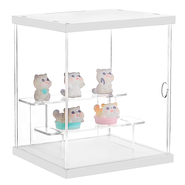 PandaHall 3-Tier Transparent Acrylic Minifigures Display Case, Dustproof Case for Models, Building Blocks, Doll Display Holder, Rectangle..., White
PandaHall 3-Tier Transparent Acrylic Minifigures Display Case, Dustproof Case for Models, Building Blocks, Doll Display Holder, Rectangle..., White