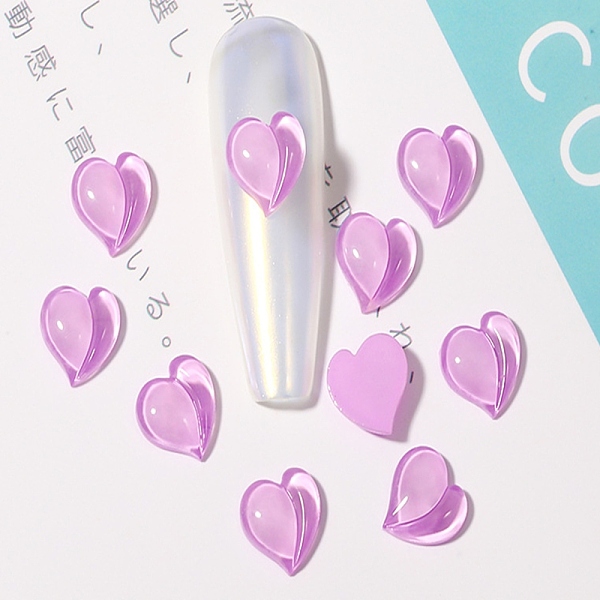 PandaHall Nail Art Decoration Accessories, Resin, Heart, Purple, 8x8mm Resin Purple
PandaHall Nail Art Decoration Accessories, Resin, Heart, Purple, 8x8mm Resin Purple