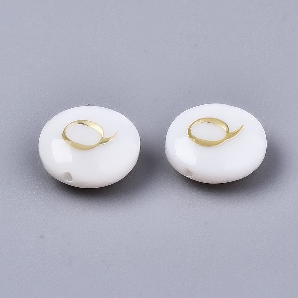 PandaHall Natural Freshwater Shell Beads, with Golden Plated Brass Etched Metal Embellishments, Flat Round, Seashell Color, Letter.Q...
PandaHall Natural Freshwater Shell Beads, with Golden Plated Brass Etched Metal Embellishments, Flat Round, Seashell Color, Letter.Q...