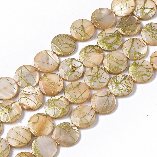 PandaHall Drawbench Freshwater Shell Beads Strands, Dyed, Flat Round, PeachPuff, 10.5~11.5x2~3mm, Hole: 1mm, about 32pcs/Strand, 14.17..., Brown
PandaHall Drawbench Freshwater Shell Beads Strands, Dyed, Flat Round, PeachPuff, 10.5~11.5x2~3mm, Hole: 1mm, about 32pcs/Strand, 14.17..., Brown