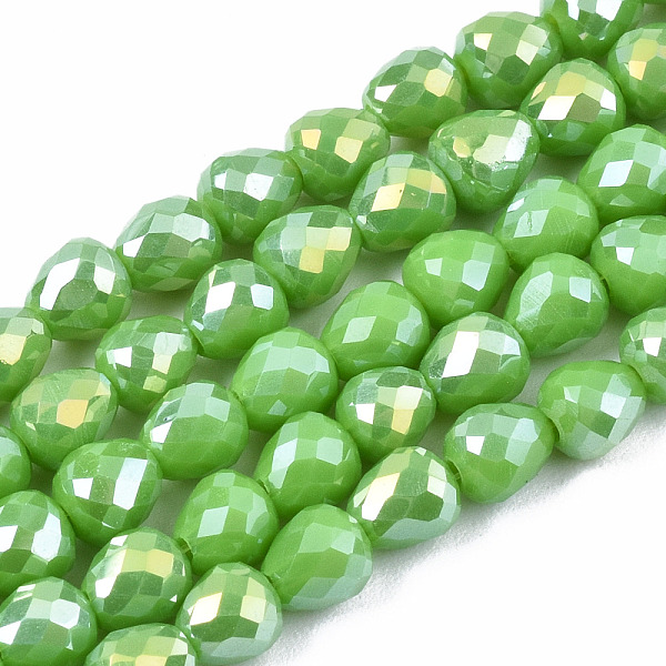 PandaHall Opaque Glass Beads Strands, AB Color Plated, Faceted, Teardrop, Lime Green, 4.5x4.5mm, Hole: 1mm, about 99~101pcs/strand, 17.64...
PandaHall Opaque Glass Beads Strands, AB Color Plated, Faceted, Teardrop, Lime Green, 4.5x4.5mm, Hole: 1mm, about 99~101pcs/strand, 17.64...