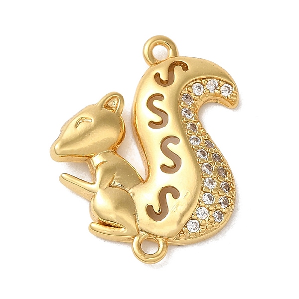 PandaHall Rack Plating Brass Micro Pave Clear Cubic Zirconia Connector Charms, Squirrel Links, Long-Lasting Plated, Lead Free & Cadmium Free...
PandaHall Rack Plating Brass Micro Pave Clear Cubic Zirconia Connector Charms, Squirrel Links, Long-Lasting Plated, Lead Free & Cadmium Free...