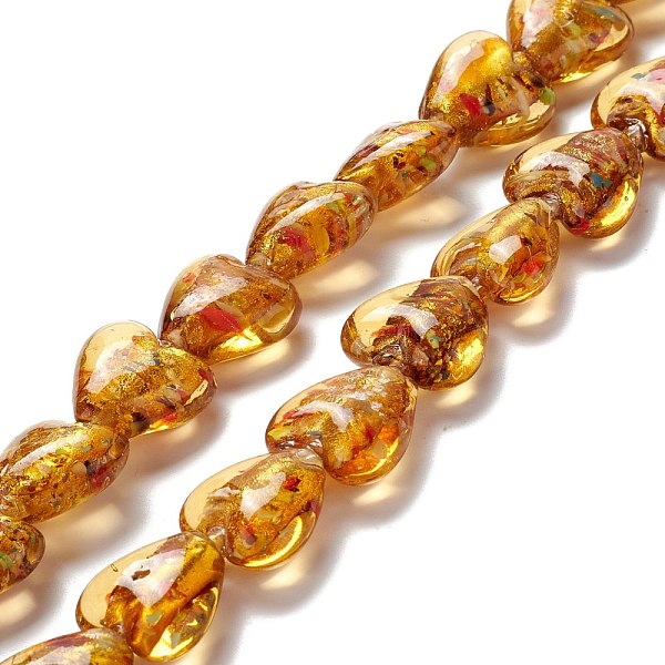 PandaHall Handmade Lampwork Beads Strands, Heart, Peru, 15.5~16.5x15.5~16x8~9.5mm, Hole: 1.2mm, about 28pcs/strand, 15.35 inch(39cm)..., Brown
PandaHall Handmade Lampwork Beads Strands, Heart, Peru, 15.5~16.5x15.5~16x8~9.5mm, Hole: 1.2mm, about 28pcs/strand, 15.35 inch(39cm)..., Brown