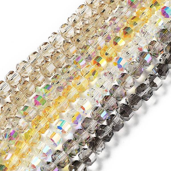 PandaHall Electroplate Rondelle Glass Beads Strands, Faceted, Mixed Color, 7.5x7mm, Hole: 1.4mm, about 70pcs/strand, 19.69''(50cm) Glass..., Multicolor
PandaHall Electroplate Rondelle Glass Beads Strands, Faceted, Mixed Color, 7.5x7mm, Hole: 1.4mm, about 70pcs/strand, 19.69''(50cm) Glass..., Multicolor