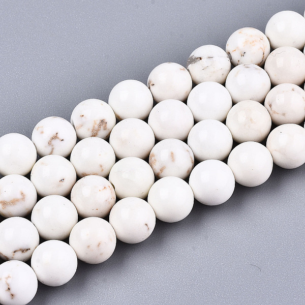 PandaHall Natural Magnesite Beads Strands, Round, 6mm, Hole: 0.8mm, about 63pcs/strand, 15.75 inch(40cm) Magnesite Round
PandaHall Natural Magnesite Beads Strands, Round, 6mm, Hole: 0.8mm, about 63pcs/strand, 15.75 inch(40cm) Magnesite Round