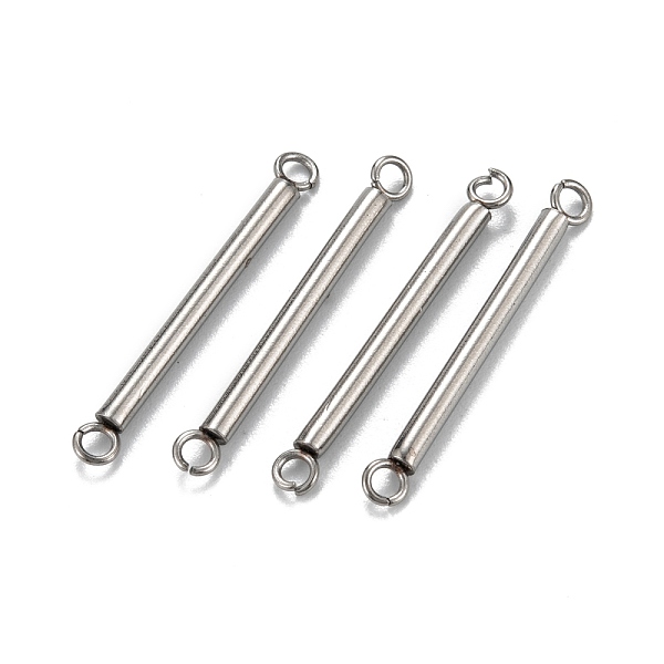 PandaHall 304 Stainless Steel Link Connectors, Column, Stainless Steel Color, 26x3x2mm, Hole: 1.8mm 304 Stainless Steel Column
PandaHall 304 Stainless Steel Link Connectors, Column, Stainless Steel Color, 26x3x2mm, Hole: 1.8mm 304 Stainless Steel Column