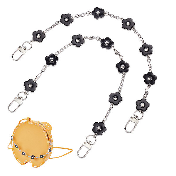 PandaHall 2Pcs Alloy Enamel Bag Decorative Chains, Flower, Purse Replacement Accessories, Platinum, 35.5x0.45cm Alloy+Enamel
PandaHall 2Pcs Alloy Enamel Bag Decorative Chains, Flower, Purse Replacement Accessories, Platinum, 35.5x0.45cm Alloy+Enamel