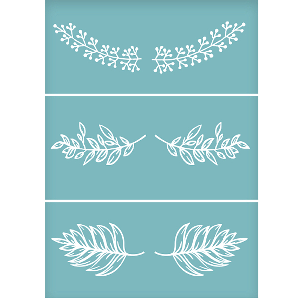 PandaHall Self-Adhesive Silk Screen Printing Stencil, for Painting on Wood, DIY Decoration T-Shirt Fabric, Leaf, Sky Blue, 19.5x14cm Plastic
PandaHall Self-Adhesive Silk Screen Printing Stencil, for Painting on Wood, DIY Decoration T-Shirt Fabric, Leaf, Sky Blue, 19.5x14cm Plastic