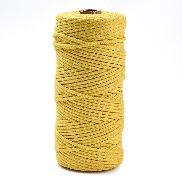 PandaHall Cotton String Threads, Macrame Cord, Decorative String Threads, for DIY Crafts, Gift Wrapping and Jewelry Making, Yellow, 3mm...
PandaHall Cotton String Threads, Macrame Cord, Decorative String Threads, for DIY Crafts, Gift Wrapping and Jewelry Making, Yellow, 3mm...