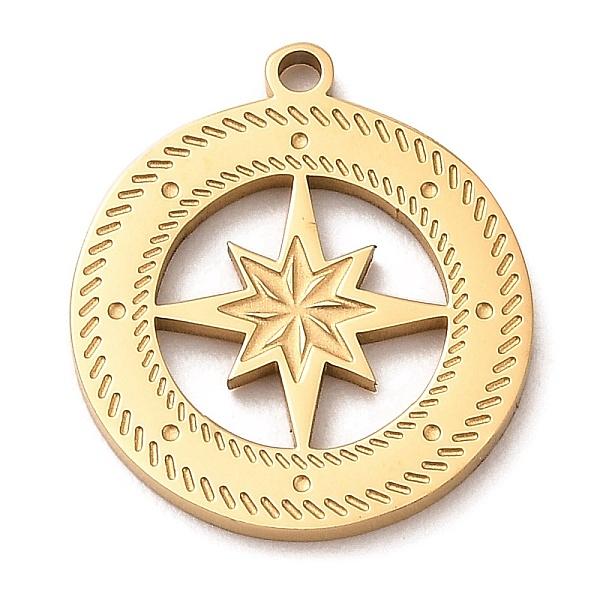 PandaHall Ion Plating(IP) 304 Stainless Steel Pendants, Compass Charm, Golden, 18.5x16x1mm, Hole: 1.2mm. 304 Stainless Steel Others
PandaHall Ion Plating(IP) 304 Stainless Steel Pendants, Compass Charm, Golden, 18.5x16x1mm, Hole: 1.2mm. 304 Stainless Steel Others