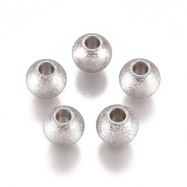 PandaHall 304 Stainless Steel Beads, Textured, Rondelle, Stainless Steel Color, 6x5mm, Hole: 2mm 304 Stainless Steel Rondelle
PandaHall 304 Stainless Steel Beads, Textured, Rondelle, Stainless Steel Color, 6x5mm, Hole: 2mm 304 Stainless Steel Rondelle