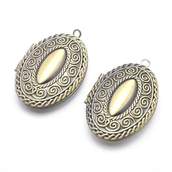 PandaHall Brass Locket Pendants, Photo Frame Charms for Necklaces, Cadmium Free & Nickel Free & Lead Free, Oval, Brushed Antique Bronze...
PandaHall Brass Locket Pendants, Photo Frame Charms for Necklaces, Cadmium Free & Nickel Free & Lead Free, Oval, Brushed Antique Bronze...