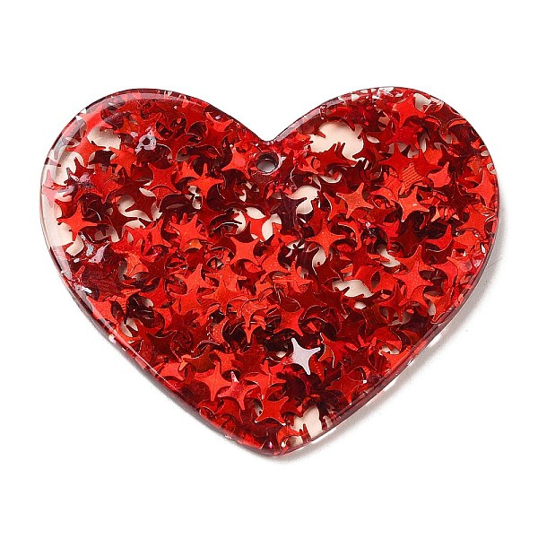 PandaHall Acrylic with Paillettes Pendants, Heart, FireBrick, 35.5x44x2mm, Hole: 1.8mm Acrylic Heart Red
PandaHall Acrylic with Paillettes Pendants, Heart, FireBrick, 35.5x44x2mm, Hole: 1.8mm Acrylic Heart Red