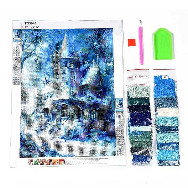 PandaHall DIY House Theme Diamond Painting Kit, Including Resin Rhinestones, Diamond Sticky Pen, Tray Plate, Glue Clay, Sky Blue...
PandaHall DIY House Theme Diamond Painting Kit, Including Resin Rhinestones, Diamond Sticky Pen, Tray Plate, Glue Clay, Sky Blue...