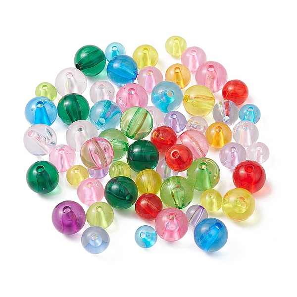 PandaHall Transparent Acrylic Beads, Round, Mixed Color, 8~12x7~11mm, Hole: 2~2.5mm, 182pcs/bag Acrylic Round Multicolor
PandaHall Transparent Acrylic Beads, Round, Mixed Color, 8~12x7~11mm, Hole: 2~2.5mm, 182pcs/bag Acrylic Round Multicolor