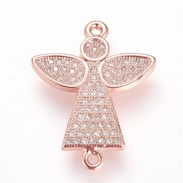 PandaHall Long-Lasting Plated Brass Micro Pave Cubic Zirconia Links, Angel, Rose Gold, 23.5x19x2mm, Hole: 1.4mm Brass+Cubic Zirconia Angel &...
PandaHall Long-Lasting Plated Brass Micro Pave Cubic Zirconia Links, Angel, Rose Gold, 23.5x19x2mm, Hole: 1.4mm Brass+Cubic Zirconia Angel &...