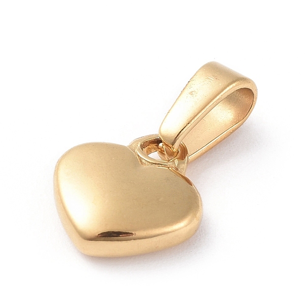 PandaHall 304 Stainless Steel charms, Puffed Heart, Golden, 10x9x3mm, Hole: 6x2.5mm 304 Stainless Steel Heart
PandaHall 304 Stainless Steel charms, Puffed Heart, Golden, 10x9x3mm, Hole: 6x2.5mm 304 Stainless Steel Heart