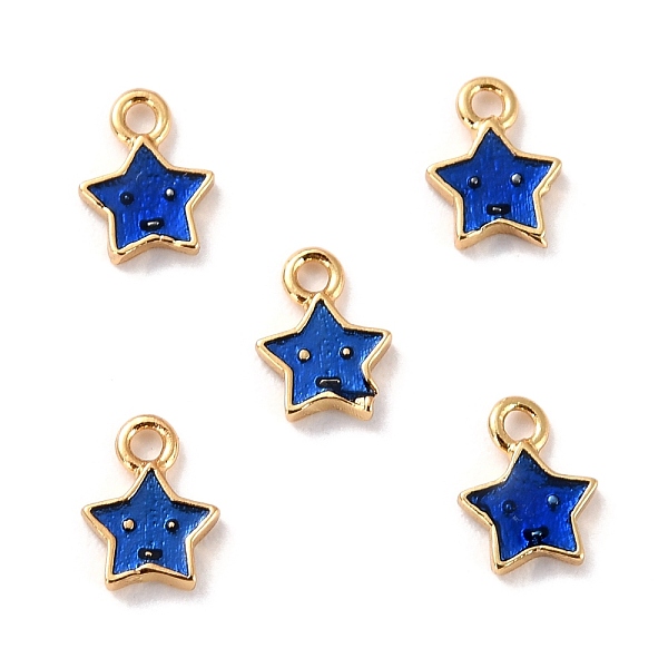 PandaHall Brass Enamel Pendants, Long-Lasting Plated, Cadmium Free & Lead Free, Real 18K Gold Plated, Star, Medium Blue, 6.5x5x1.5mm, Hole...
PandaHall Brass Enamel Pendants, Long-Lasting Plated, Cadmium Free & Lead Free, Real 18K Gold Plated, Star, Medium Blue, 6.5x5x1.5mm, Hole...