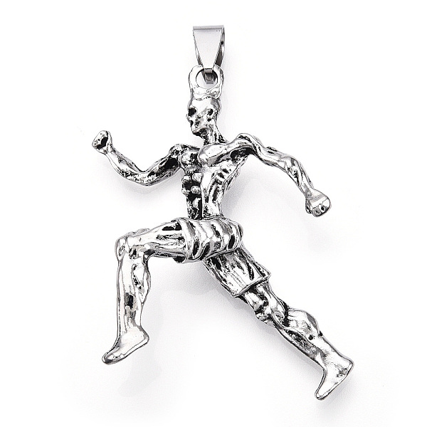 PandaHall Tibetan Style Alloy Pendants, Sports Charms, Antique Silver, 51x35x10mm, Hole: 8x4.5mm Alloy
PandaHall Tibetan Style Alloy Pendants, Sports Charms, Antique Silver, 51x35x10mm, Hole: 8x4.5mm Alloy
