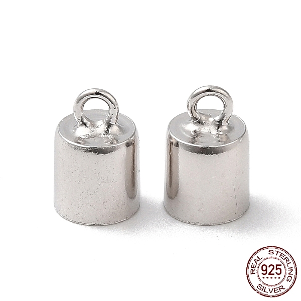 PandaHall Rhodium Plated 925 Sterling Silver Cord Ends, End Caps, Column, Platinum, 9x6mm, Hole: 1.6mm, Inner Diameter: 5mm Sterling Silver...
PandaHall Rhodium Plated 925 Sterling Silver Cord Ends, End Caps, Column, Platinum, 9x6mm, Hole: 1.6mm, Inner Diameter: 5mm Sterling Silver...
