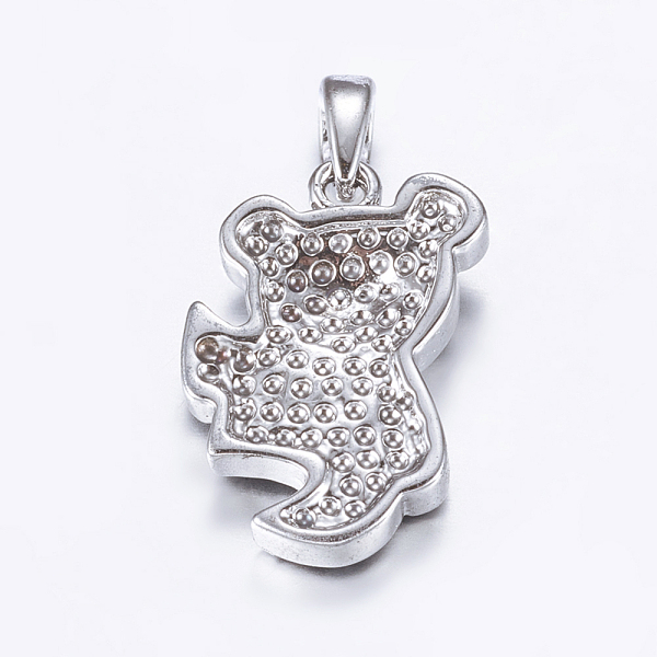 PandaHall Brass Micro Pave Cubic Zirconia Pendants, with Polymer Clay, Panda, Platinum, 19x12x4mm, Hole: 3x4mm Brass+Cubic Zirconia Panda
PandaHall Brass Micro Pave Cubic Zirconia Pendants, with Polymer Clay, Panda, Platinum, 19x12x4mm, Hole: 3x4mm Brass+Cubic Zirconia Panda