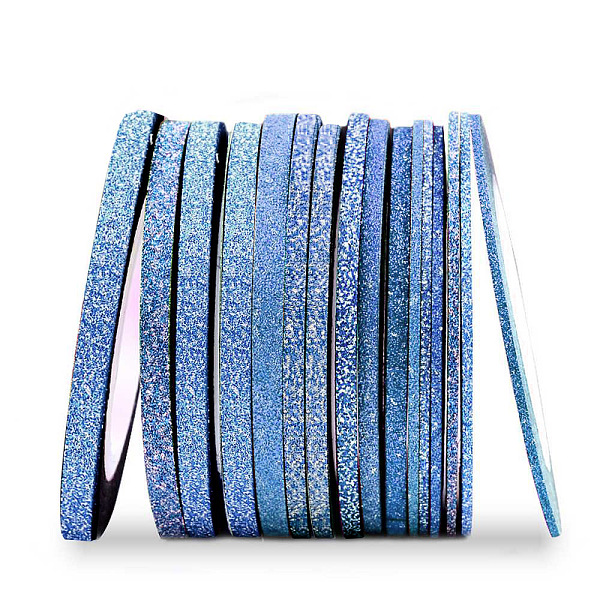 PandaHall Frosted Nail Striping Tape Line, Multicolor Rolls Glitter Nail Art Stickers, for Fingernails Toenails Nail Tips Decoration, Dodger..., Blue
PandaHall Frosted Nail Striping Tape Line, Multicolor Rolls Glitter Nail Art Stickers, for Fingernails Toenails Nail Tips Decoration, Dodger..., Blue