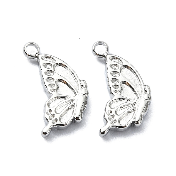 PandaHall 304 Stainless Steel Charms, Butterfly Charm, Stainless Steel Color, 13.5x9x2mm, Hole: 1.5mm 304 Stainless Steel Butterfly
PandaHall 304 Stainless Steel Charms, Butterfly Charm, Stainless Steel Color, 13.5x9x2mm, Hole: 1.5mm 304 Stainless Steel Butterfly