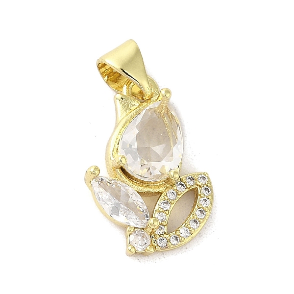 PandaHall Rack Plating Brass Micro Pave Cubic Zirconia Pendants, with Glass, Real 18K Gold Plated, Long-Lasting Plated, Cadmium Free & Lead..., Clear
PandaHall Rack Plating Brass Micro Pave Cubic Zirconia Pendants, with Glass, Real 18K Gold Plated, Long-Lasting Plated, Cadmium Free & Lead..., Clear