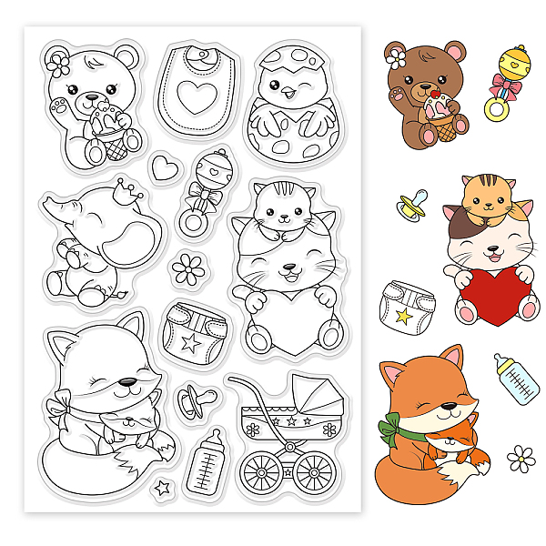 PandaHall PVC Plastic Stamps, for DIY Scrapbooking, Photo Album Decorative, Cards Making, Stamp Sheets, Animal Pattern, 16x11x0.3cm Plastic...
PandaHall PVC Plastic Stamps, for DIY Scrapbooking, Photo Album Decorative, Cards Making, Stamp Sheets, Animal Pattern, 16x11x0.3cm Plastic...