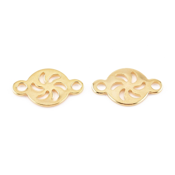 PandaHall 201 Stainless Steel Links, Laser Cut, Flat Round, Real 24K Gold Plated, 22x14x1mm, Hole: 2.5mm 201 Stainless Steel Flat Round
PandaHall 201 Stainless Steel Links, Laser Cut, Flat Round, Real 24K Gold Plated, 22x14x1mm, Hole: 2.5mm 201 Stainless Steel Flat Round