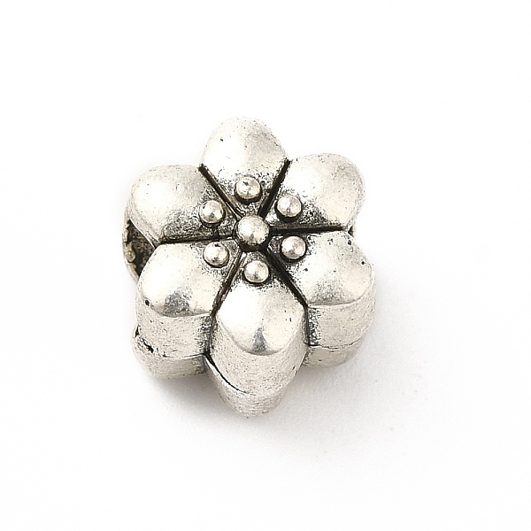 PandaHall Tibetan Style Alloy European Beads, Large Hole Beads, Flower, Antique Silver, 10.5x9x8mm, Hole: 5mm, about 268pcs/500g Alloy...
PandaHall Tibetan Style Alloy European Beads, Large Hole Beads, Flower, Antique Silver, 10.5x9x8mm, Hole: 5mm, about 268pcs/500g Alloy...