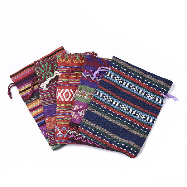 PandaHall Ethnic Style Cotton Packing Pouches Bags, Drawstring Bags, with Random Color Drawstring Cord, Rectangle, Mixed Color..., Multicolor
PandaHall Ethnic Style Cotton Packing Pouches Bags, Drawstring Bags, with Random Color Drawstring Cord, Rectangle, Mixed Color..., Multicolor