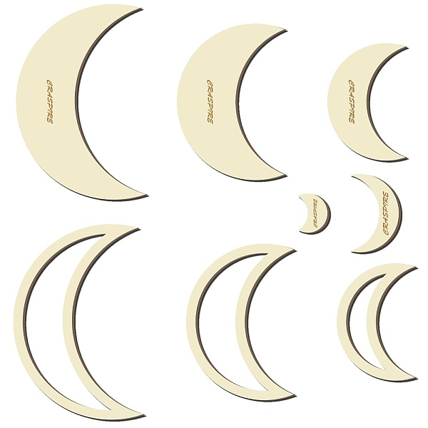 PandaHall 8Pcs 8 Style Wood Hoop Rings Macrame for DIY Craft Making, Home Wall Hanging Wreath Decoration, Moon, 50~250x37.5~166x3mm...
PandaHall 8Pcs 8 Style Wood Hoop Rings Macrame for DIY Craft Making, Home Wall Hanging Wreath Decoration, Moon, 50~250x37.5~166x3mm...