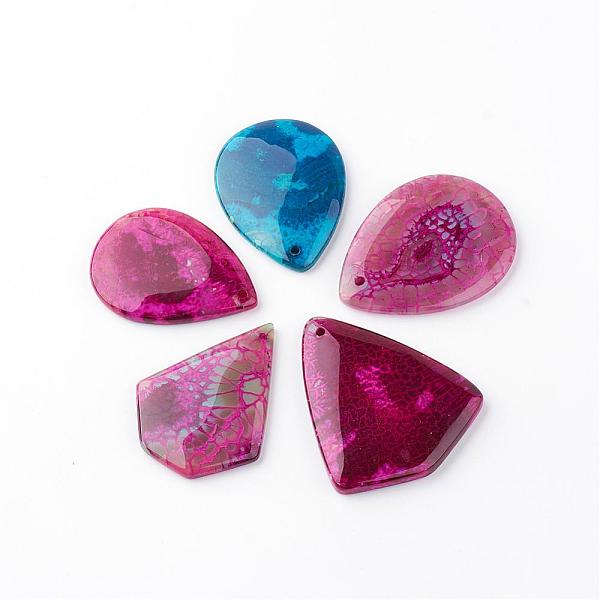 PandaHall Dyed Natural Brazil Fire Agate Pendants, Mixed Shape, Mixed Color, 47~55x35~47x6mm, Hole: 2.5mm Natural Agate Mixed Shapes..., Multicolor
PandaHall Dyed Natural Brazil Fire Agate Pendants, Mixed Shape, Mixed Color, 47~55x35~47x6mm, Hole: 2.5mm Natural Agate Mixed Shapes..., Multicolor