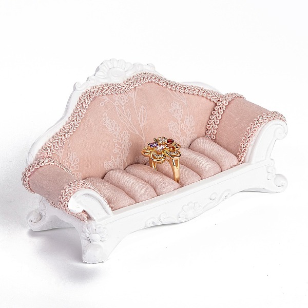 PandaHall Flannelette & Resin Sofa Jewelry Displays Stand, Earring Necklace Ring Jewelry Holder Stand Display for Jewelry Organization and..., Pink
PandaHall Flannelette & Resin Sofa Jewelry Displays Stand, Earring Necklace Ring Jewelry Holder Stand Display for Jewelry Organization and..., Pink