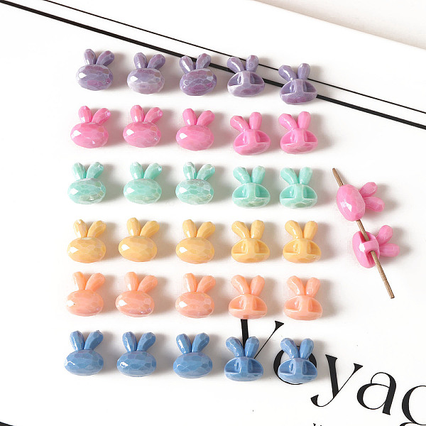 PandaHall Opaque Acrylic Beads, Faceted, Rabbit, Mixed Color, 17.9x15.2x11.3mm, Hole: 3mm, 390pcs/500g Acrylic Rabbit Multicolor
PandaHall Opaque Acrylic Beads, Faceted, Rabbit, Mixed Color, 17.9x15.2x11.3mm, Hole: 3mm, 390pcs/500g Acrylic Rabbit Multicolor