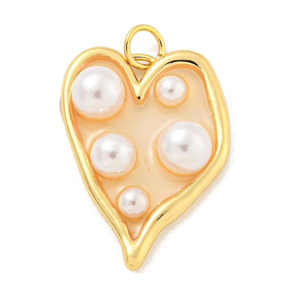 PandaHall Rack Plating Brass & Epoxy Resin Pendants, Heart Charms with Plastic Beads, Long-Lasting Plated, Lead Free & Cadmium Free, Real..., White
PandaHall Rack Plating Brass & Epoxy Resin Pendants, Heart Charms with Plastic Beads, Long-Lasting Plated, Lead Free & Cadmium Free, Real..., White