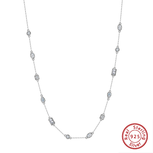 PandaHall 925 Sterling Silver Pendant Necklaces, Micro Pave 5A Cubic Zirconia Link Necklaces, Real Platinum Plated, 13.98 inch(35.5cm)..., Clear
PandaHall 925 Sterling Silver Pendant Necklaces, Micro Pave 5A Cubic Zirconia Link Necklaces, Real Platinum Plated, 13.98 inch(35.5cm)..., Clear