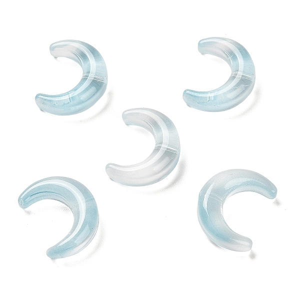 PandaHall Gradient Handmade Lampwork Beads, Moon, Light Sky Blue, 16.5x13x5.5mm, Hole: 1mm Lampwork Moon
PandaHall Gradient Handmade Lampwork Beads, Moon, Light Sky Blue, 16.5x13x5.5mm, Hole: 1mm Lampwork Moon