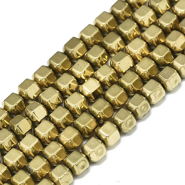 PandaHall Electroplate Non-magnetic Synthetic Hematite Beads Strands, Round, Faceted, Real 18K Gold Plated, 4x4.3x4mm, Hole: 1mm, about...
PandaHall Electroplate Non-magnetic Synthetic Hematite Beads Strands, Round, Faceted, Real 18K Gold Plated, 4x4.3x4mm, Hole: 1mm, about...