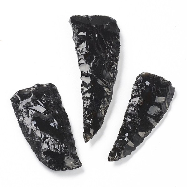 PandaHall Rough Raw Natural Black Obsidian Beads, No Hole/Undrilled, Knife, 67~95x28~35x10~14.5mm Obsidian Others
PandaHall Rough Raw Natural Black Obsidian Beads, No Hole/Undrilled, Knife, 67~95x28~35x10~14.5mm Obsidian Others