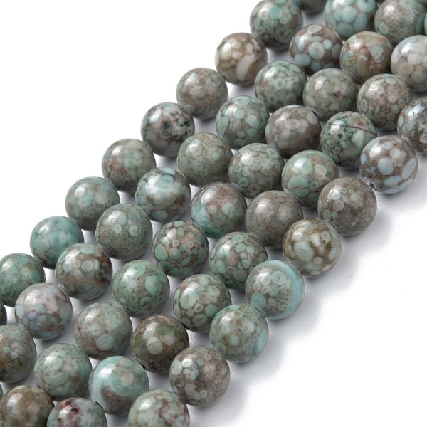 PandaHall Natural Maifanite/Maifan Stone Beads Strands, Dyed, Round, Cadet Blue, 8mm, Hole: 1.2mm, about 47pcs/strand, 15.55''(39.5cm)...
PandaHall Natural Maifanite/Maifan Stone Beads Strands, Dyed, Round, Cadet Blue, 8mm, Hole: 1.2mm, about 47pcs/strand, 15.55''(39.5cm)...