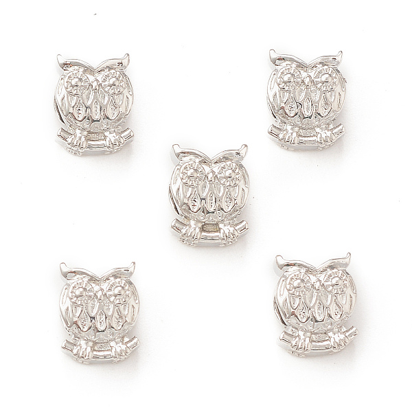 PandaHall Rack Plating Alloy Beads, Owl, Platinum, 7.4x9x6.8mm, Hole: 3.4mm Alloy Owl
PandaHall Rack Plating Alloy Beads, Owl, Platinum, 7.4x9x6.8mm, Hole: 3.4mm Alloy Owl