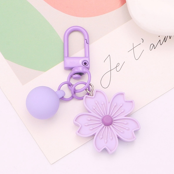 PandaHall Resin Flower Pendant Decoration, with Bell and Swivel Snap Hooks Clasps, for Bag Ornaments, Plum, 31x15mm Resin Flower Purple
PandaHall Resin Flower Pendant Decoration, with Bell and Swivel Snap Hooks Clasps, for Bag Ornaments, Plum, 31x15mm Resin Flower Purple