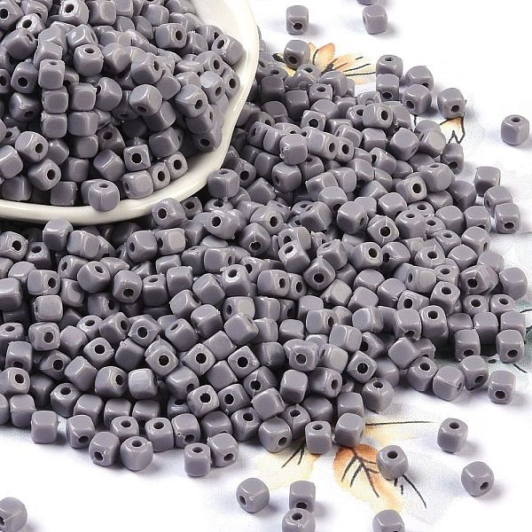 PandaHall Opaque Acrylic Beads, cube, Light Grey, 4x4x4mm, Hole: 1.4mm Acrylic Cube
PandaHall Opaque Acrylic Beads, cube, Light Grey, 4x4x4mm, Hole: 1.4mm Acrylic Cube