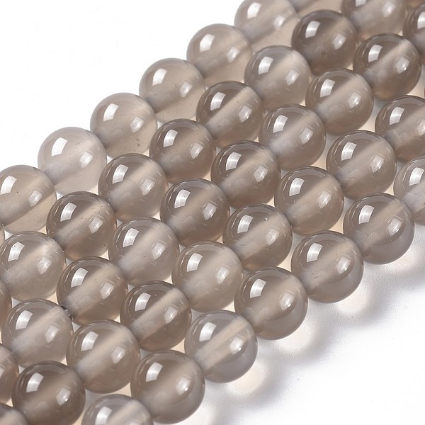 PandaHall Natural Gray Agate Bead Strands, Round, Grade A, 6mm, Hole: 1mm, about 63pcs/strand, 15.7 inch Grey Agate Round Gray
PandaHall Natural Gray Agate Bead Strands, Round, Grade A, 6mm, Hole: 1mm, about 63pcs/strand, 15.7 inch Grey Agate Round Gray