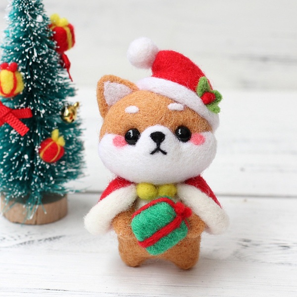 PandaHall Needle Felting Kit with Instructions, 4 Pcs Felting Needles, 100% 66S Wool, 1PC Felting Foam Pad, Christmas Hat Shiba Inu Dog..., Brown
PandaHall Needle Felting Kit with Instructions, 4 Pcs Felting Needles, 100% 66S Wool, 1PC Felting Foam Pad, Christmas Hat Shiba Inu Dog..., Brown