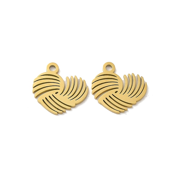 PandaHall Ion Plating(IP) 304 Stainless Steel Charms, Laser Cut, Heart Charm, Golden, 13.5x14x1mm, Hole: 1.6mm 304 Stainless Steel Heart
PandaHall Ion Plating(IP) 304 Stainless Steel Charms, Laser Cut, Heart Charm, Golden, 13.5x14x1mm, Hole: 1.6mm 304 Stainless Steel Heart