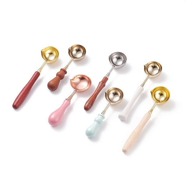 PandaHall Brass/Iron Wax Sealing Stamp Melting Spoon, with Wooden Handle, for Wax Seal Stamp Melting Spoon Wedding Invitations Making..., Multicolor
PandaHall Brass/Iron Wax Sealing Stamp Melting Spoon, with Wooden Handle, for Wax Seal Stamp Melting Spoon Wedding Invitations Making..., Multicolor