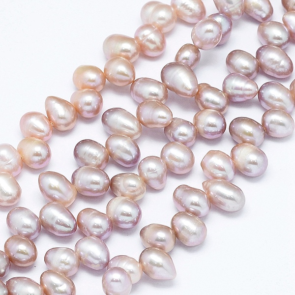 PandaHall Natural Cultured Freshwater Pearl Beads Strands, Potato, Antique White, 7~10x6~7mm, Hole: 0.8mm, about 65pcs/strand, 13.7 inch...
PandaHall Natural Cultured Freshwater Pearl Beads Strands, Potato, Antique White, 7~10x6~7mm, Hole: 0.8mm, about 65pcs/strand, 13.7 inch...